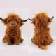 thumbnail image 3 of 9.8in Scottish Highland Cow Plush Toy Cute Simulation Long-Haired Doll Kids Gift, 3 of 3