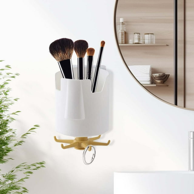 Ovzne Funny Face Shape Glasses Storage Rack At The Door Desk Dormitory With Storage Rack Rotating Hook Storage On Clearance