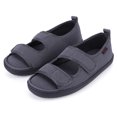 thumbnail image 4 of Sandalias para diabéticos, transpirables, anchas y con ventilación para personas mayores (Gris oscuro 43-44), 4 of 9