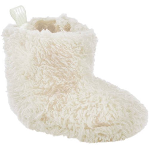 Luvable Friends Newborn Baby Sherpa Bootie