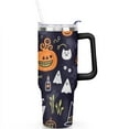 thumbnail image 2 of Halloween Ghost Tumbler Happy Halloween Pumpkin Ghost Tumbler Cup with Straw,Thermal with Lids for Hot and Cold Drinks for Outdoor Sports Wedding 40 oz Spooky Tumbler, 2 of 7