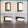 thumbnail image 1 of Lámpara de pared LED para exteriores moderna y sencilla, impermeable, para balcón, escaleras, jardín, patio, lámpara de pared para exteriores, lámpara de inducción, 1 of 1