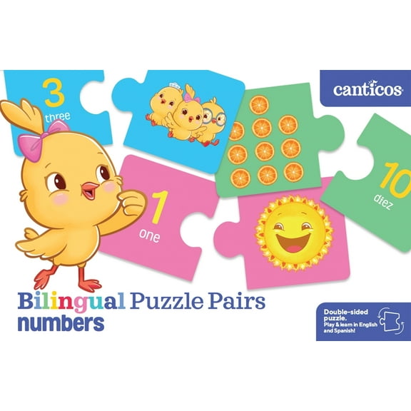 Canticos Puzzles: Canticos Bilingual Puzzle Pairs: Numbers (Jigsaw)