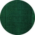 thumbnail image 1 of Ahgly Company Indoor Round Abstract Green Modern Area Rugs, 7' Round, 1 of 4