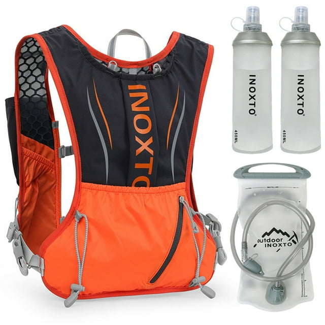 Gilet d'Hydratation 5 L Sac à Dos Gilet d'Eau de Course Sac avec 1 Pce
