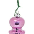 thumbnail image 2 of Vickerman 14" Pink Shiny Finial Drop Christmas Ornament UV Treated with Drilled and Wired Cap, 2 per bag, 2 of 2