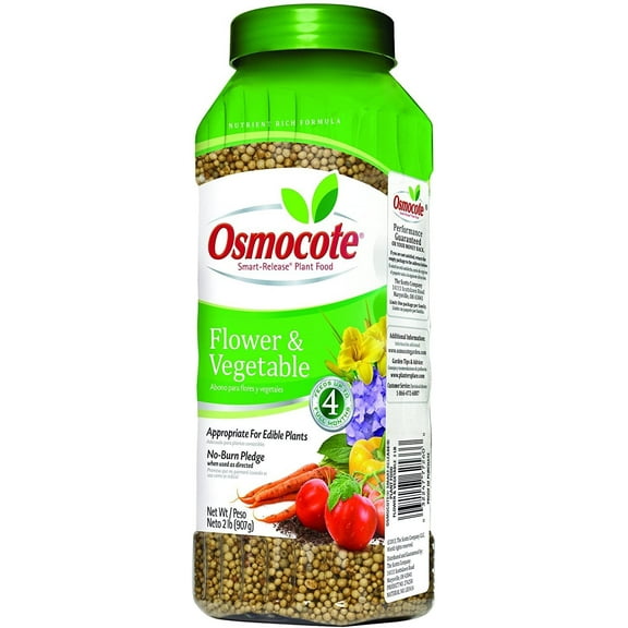 Osmocote 277260 Flower and Vegetable Smart Release Plant Food and Fertilizer 12 Pack, 2 lb
