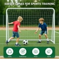 thumbnail image 5 of MOPHOTO Soccer Goals for Backyard,8"x6"White Foldable Practice Training Goals,Steel Portable Soccer Training Equipment,Moveable Weatherproof for Adults Youth Outdoor, 5 of 7
