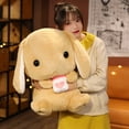 thumbnail image 4 of 22~65cm Sweet Long Ears Rabbit Plush Toy Stuffed Sitting Strawberry Rabbit Doll Adorable Bunny Plushie Girlfriend Girl Gift, 4 of 7