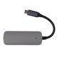 thumbnail image 3 of USB C Hub 4 en 1 Carcasa de metal gris 4K HD PD Carga rápida Divisor USB C ampliamente compatible para computadora portátil Teléfono de escritorio Gris, 3 of 5