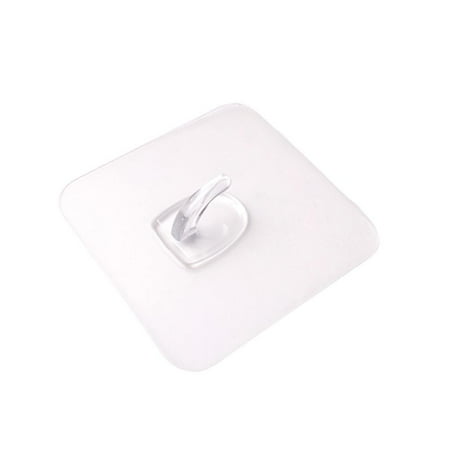 

Waterproof Clear Double-Sided Adhesive Hooks Heavy Duty Wall Hooks 1pc