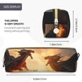 thumbnail image 3 of Fotbe Castle Cool Fire Dragon Estuche para Lápices de Cuero con Estampado, Estuche con Cremallera Resistente, Organizador Compacto y Elegante para Papelería, 3 of 7