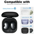 thumbnail image 5 of Suritch Protective Case for Samsung Galaxy Buds FE / Buds 2 / Buds 2 Pro / Buds Pro / Buds Live with Carabiner, Black, 5 of 7