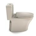 thumbnail image 5 of TOTO® Aquia® IV One-Piece Elongated Dual Flush 1.28 and 0.8 GPF Universal Height, WASHLET®+ Ready Toilet with CEFIONTECT®, Bone- MS646124CEMFG#03, 5 of 13