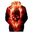 thumbnail image 2 of Casual 3D Fire and Skull Hoodie Men Women Unisex Sweatshirts New Print Flame Skull  Hip Hop Tops Autumn Boys Hoodies Pullover, 2 of 3