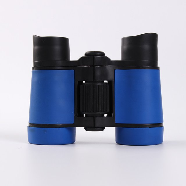 CAROOTU Children Binoculars 4x30 Toy Color Rubber Handle Slip High Resolution for Boy and Girl
