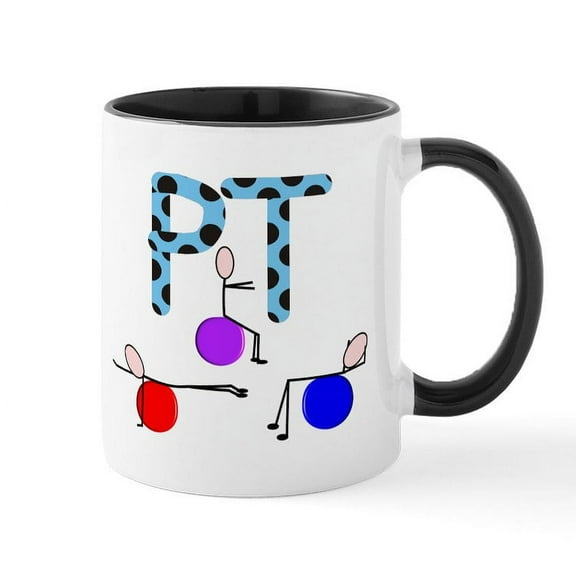 CafePress - Physical Therapy Mugs - 11 oz Ceramic Mug - Novelty Coffee Tea Cup