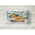 thumbnail image 2 of Carolines Treasures ASA2184PW1216 Winter Fox Fabric Decorative Pillow 12H x16W multicolor, 2 of 3