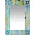 thumbnail image 1 of Infinity Instruments Rectangulaire 27.5 par 19,7 Shabby Chic Pays Mosaïque Miroir, 1 of 5