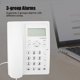 thumbnail image 4 of Corded Phone With Answering Machine ABS Corded Phone With Caller ID Noise Cancelling  For Homes For Offices, 4 of 7