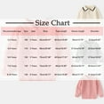 thumbnail image 3 of CYRBOKO Toddler Girls Zipper Sweaters, Lapel Cotton Long Sleeve Comfy Pullover Sweaters Pink Size 2-3 T, 3 of 7