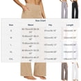 thumbnail image 4 of QATAINLAV Womens Cotton Linen Pants Petite Summer Lightweight High Waist Straight Leg Beach Lounge Trousers with Pockets White S, 4 of 8