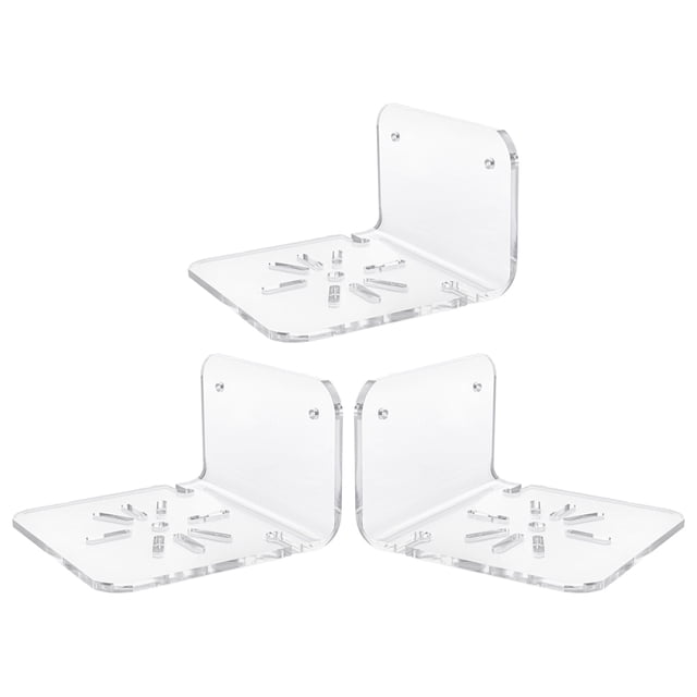 Soporte de pared de soporte para cámara, estante de pared para cámara de seguridad, soporte para altavoz, estante flotante para cámara de seguridad, 3 uds.