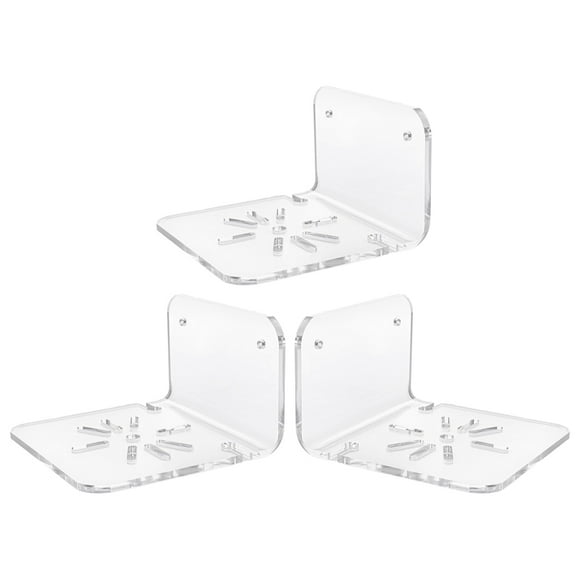 BRIGHTFUFU Soporte de pared de soporte para cámara, estante de pared para cámara de seguridad, soporte para altavoz, estante flotante para cámara de seguridad, 3 uds.