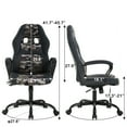 thumbnail image 6 of Dkeli Ergonomic Racing Gaming Chair Massage Computer Desk Chair PU Leather Office Chair with Lumbar Support for Teens, Camo, 6 of 9