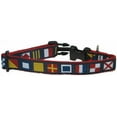 thumbnail image 2 of Preston Ribbons Dog Collar, Nautical Code Flag, Medium and Large Dogs, 1 1/4 Inch Width (X-Large, 1 1/4 Inch Width), 2 of 3