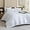White, variant on Earthy Brown Comforter King Size, Neutral 3 Pieces Comforter Set, Lightweight Solid Bedding Set, All Seasons Soft Fluffy King Comforter Set (104x90In Comforter & 2 Pillowcases)