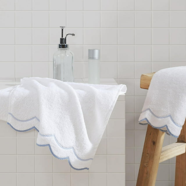 Toalla de mano Peri Home, 100% algodón, suave y absorbente, color blanco