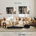 thumbnail image 4 of Elephant Stock Elephant Up Close Wall Art - Horizontal Canvas Wall Art - Living Room Wall Decor - Animal Canvas - Brown And Beige Decor - 39" x 26", 4 of 8