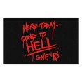 thumbnail image 1 of Guns N Roses 4X6 Plush Rug-23 oz on latex-"HERE" RUG, 1 of 1