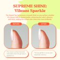 thumbnail image 3 of Heyhae Glazed Top Gel para tiras de uñas de gel semicuradas | Capa superior de gel de alto brillo que no se limpia (0.23 fl.oz), 3 of 5