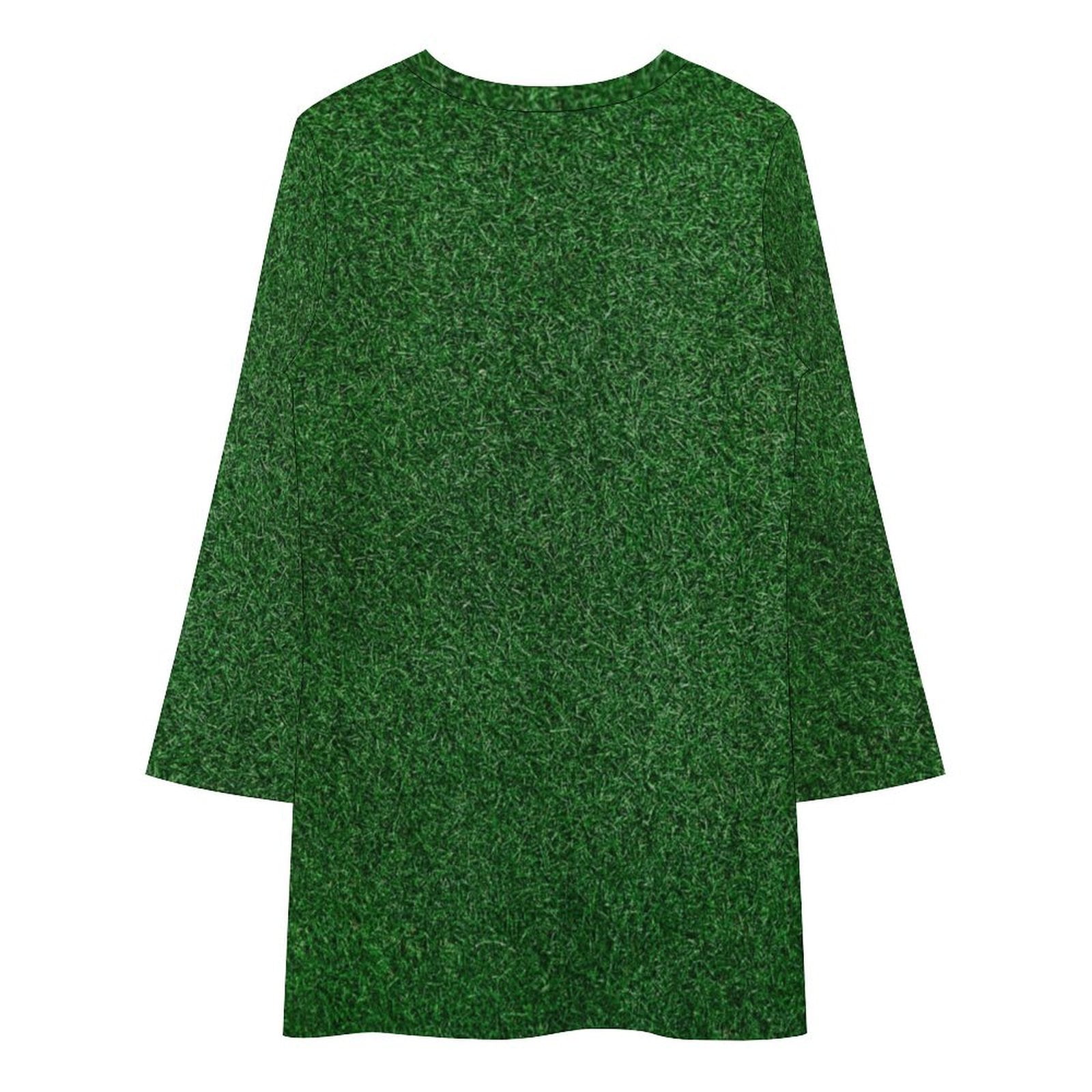 green grass dress Prosperina Tate Scallop Mini Shift Dress In Grass Green main image 0