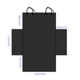 thumbnail image 2 of OULII Car Seat Mats Oxford Cloth Waterproof Scratch Resistant Washable Foldable for Driving with Pets 1Pcs Black, 2 of 8