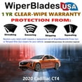 thumbnail image 2 of 2020 Cadillac CT4 Beam Wiper Blades Wipers w/1yr Warranty (Set of 2) (WiperBladesUSA), 2 of 5