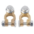 thumbnail image 1 of Lot de 2 connecteurs de borne de batterie de voiture 300 A, courant élevé, vis simple M10 pour automobiles et camions, 1 of 4