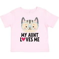 thumbnail image 3 of Inktastic My Aunt Loves Me Niece Cat Girls Toddler T-Shirt, 3 of 5