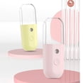 thumbnail image 3 of Matsuzay Pulverizador facial portátil de mano transparente estuche hidratante 1800mAh carga USB cuidado de la piel vaporizador fabricante de Humidificadores Amarillo, 3 of 6