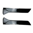 thumbnail image 3 of 2 piezas de la cubierta del alerón de la ventana del coche embellecedor de la decoración exterior, borde lateral del ala de la trasera brillante Macarena Spoiler lateral de la ventana trasera, 3 of 8