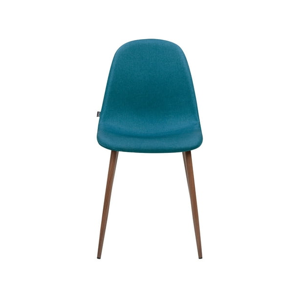 Silla Coelle nogal - Turquesa GAIA Coelle/Trendy