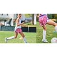 thumbnail image 4 of Pantalones cortos Under Armour Fly By para niñas, color negro/blanco, talla S, 4 of 4