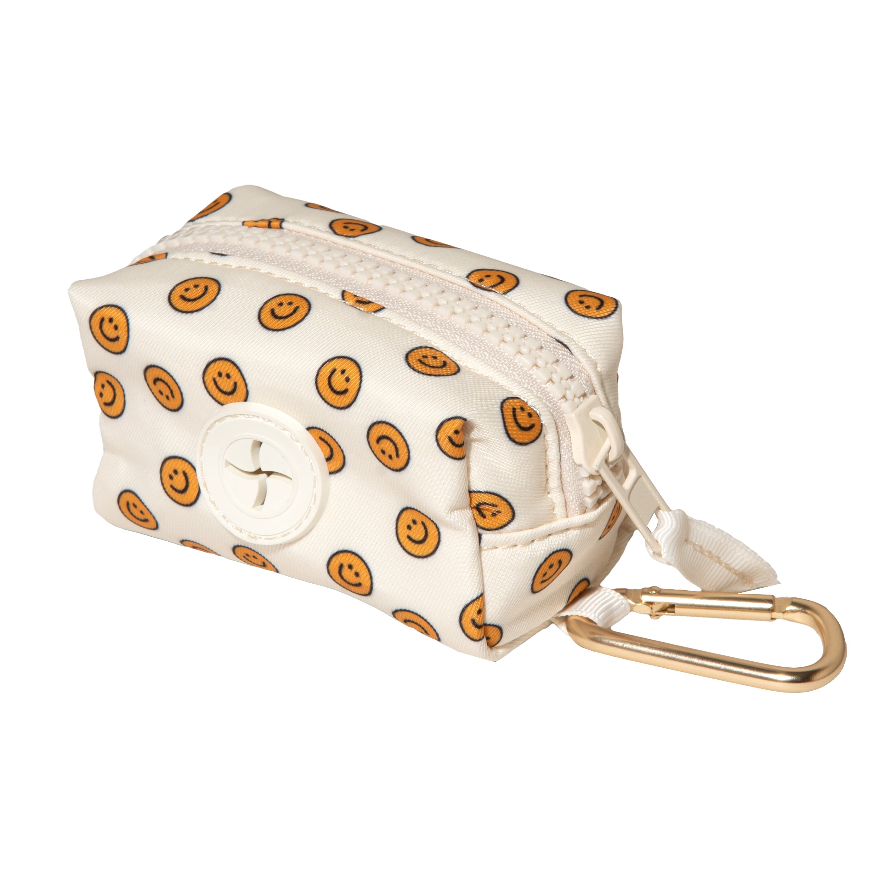 Oodles White Smiley Face Dog Walking 3 Piece Set, Medium