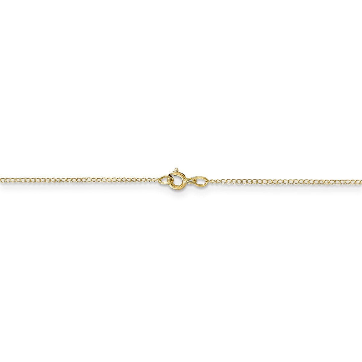 Primal Gold 10 Karat Yellow Gold 0.5mm Carded Curb Chain