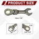 thumbnail image 2 of Llave de trinquete de cabeza flexible Uxcell 11/16" SAE 72 dientes 12 PT llave combinada de trinquete, 2 of 7