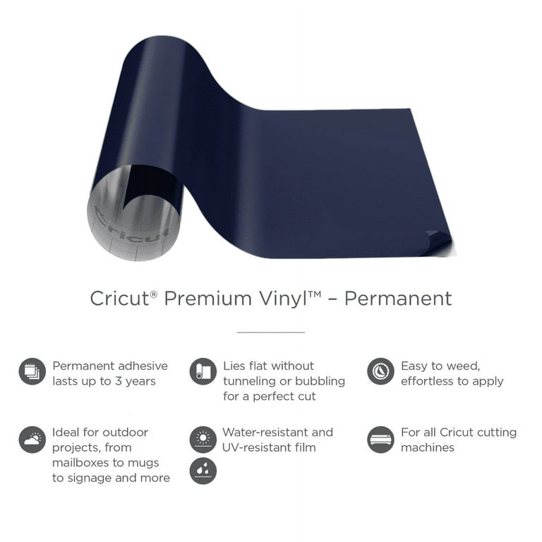 Cricut Heat Activated Color Changing Permanent Vinyl Roll Bundle