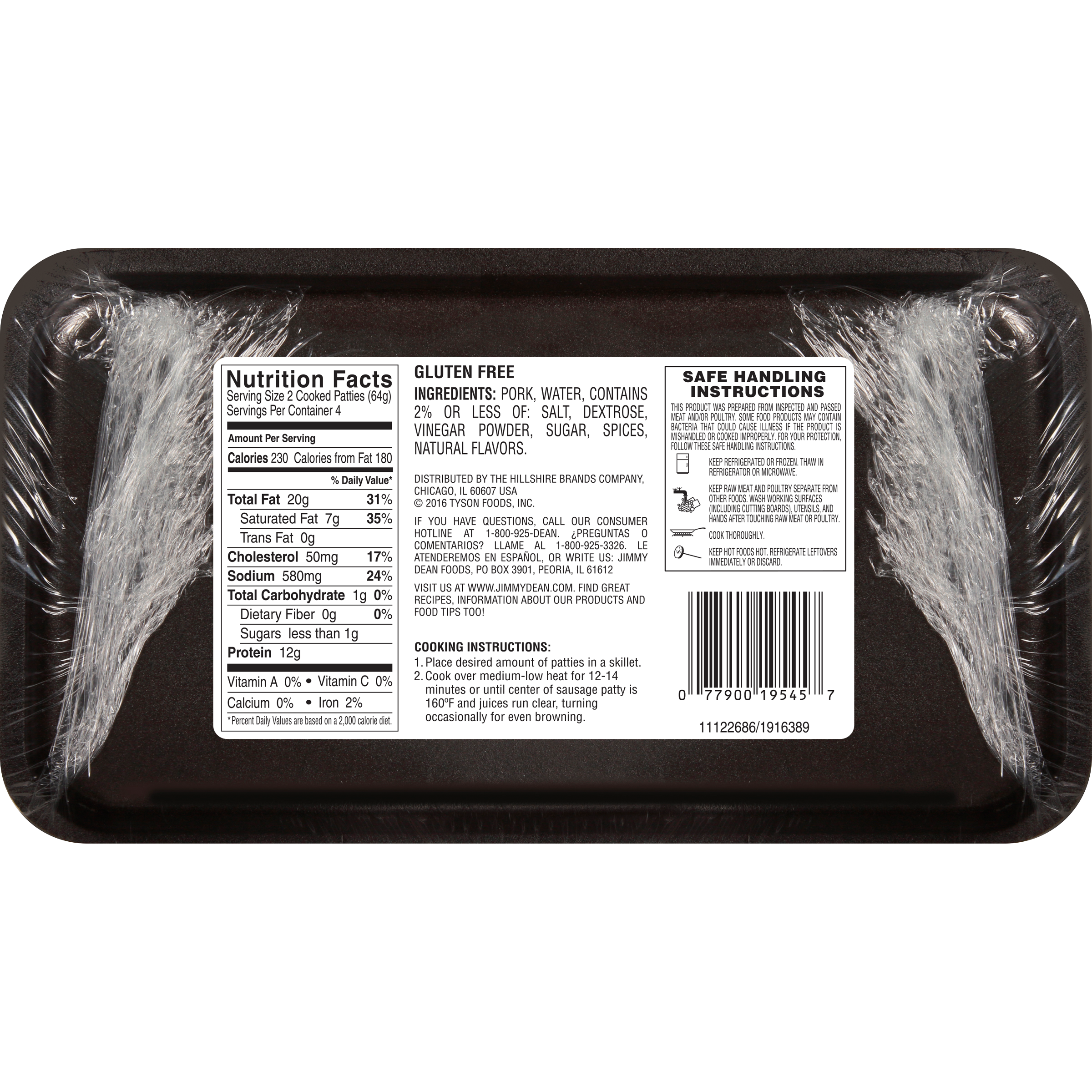 Original Pork Sausage Patties