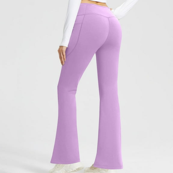 lmcalzta Womens High Waisted Leggings Skinny Slim Soft Comfy Stretch Yoga Pants for Activewear with Pockets